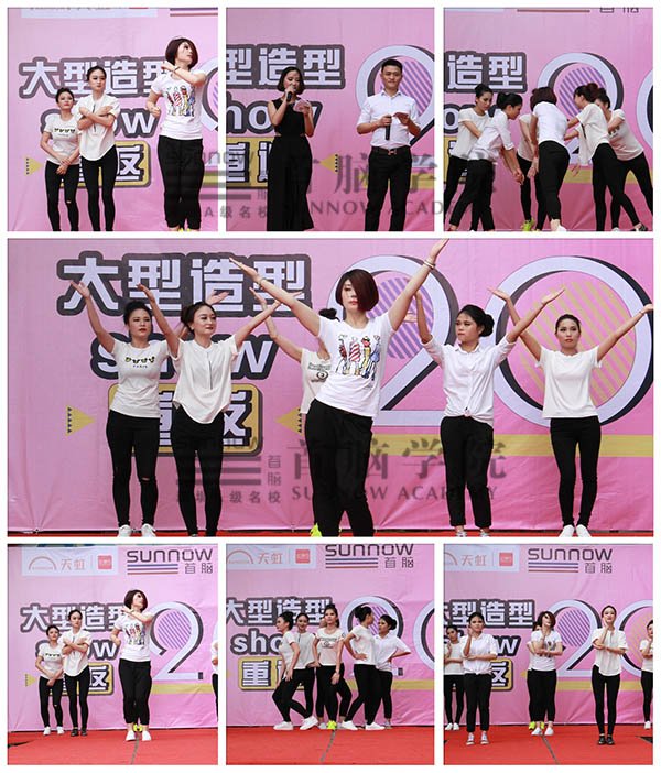 首腦美容美發化妝美甲培訓學院寶安校區“濃情五月天 感恩母親節”