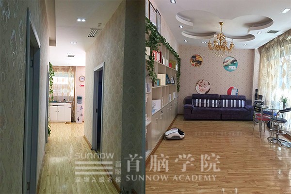 陸瑤所在美容院內的環境照